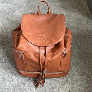 Citi collective journey diaper bag vintage tan color